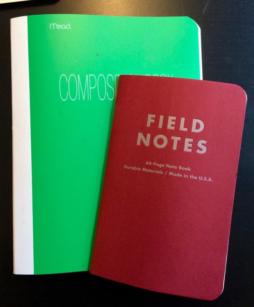 my writing notebooks